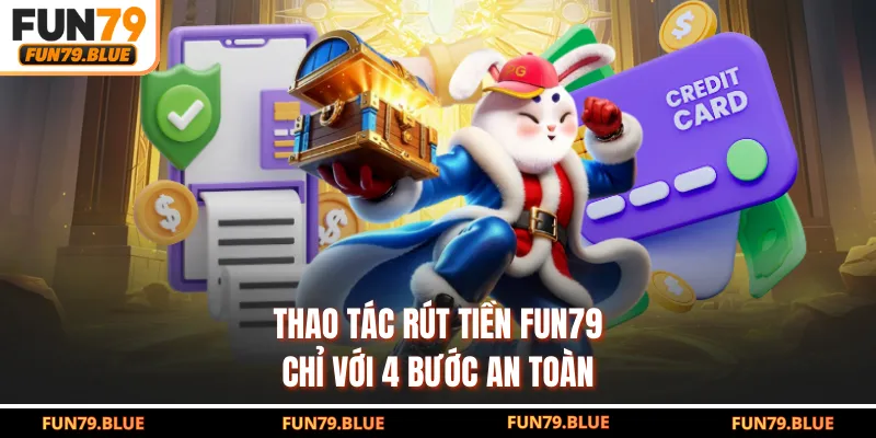 Thao tác rút tiền FUN79 chỉ với 4 bước an toàn